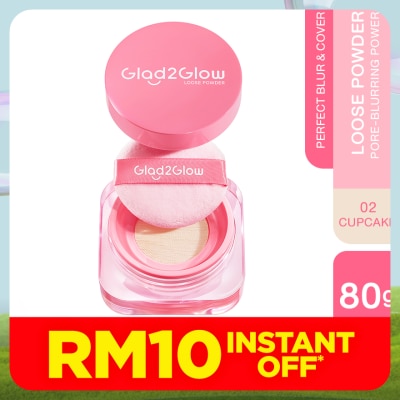 GLAD2GLOW Perfect Blur & Cover Loose Powder 02 Cupcake