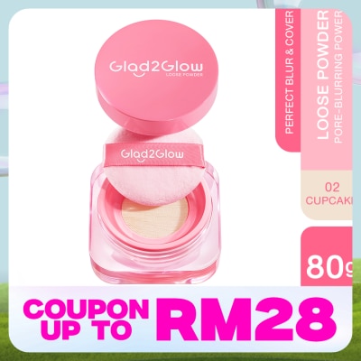GLAD2GLOW Perfect Blur & Cover Loose Powder 02 Cupcake