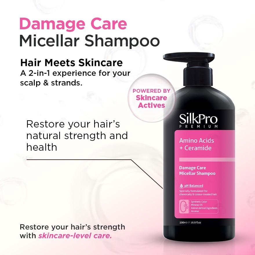 Premium Damage Care Micellar Shampoo 500ml