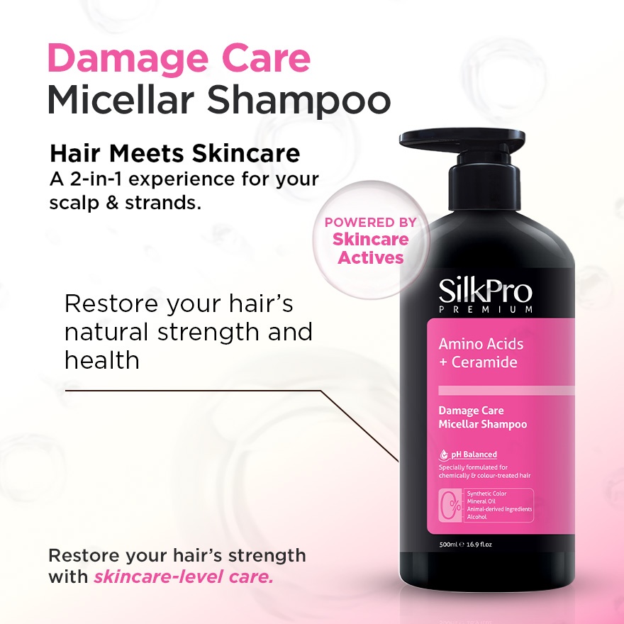 Premium Damage Care Micellar Shampoo 500ml image