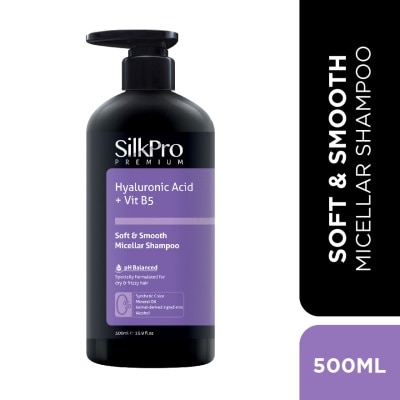 SILKPRO Premium Soft & Smooth Micellar Shampoo 500ml