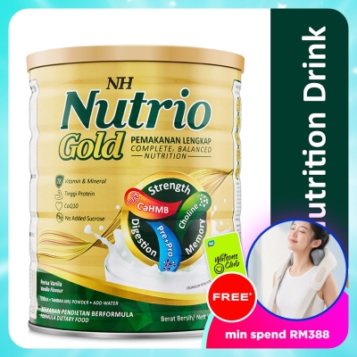 NH - Nutrio Gold Complete Balanced Nutrition Drink 800g