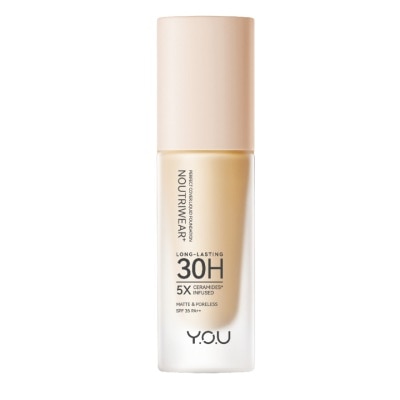 Y.O.U - Nourtriwear + Perfect Cover Velvet Liquid Foundation W703 Warm Ivory