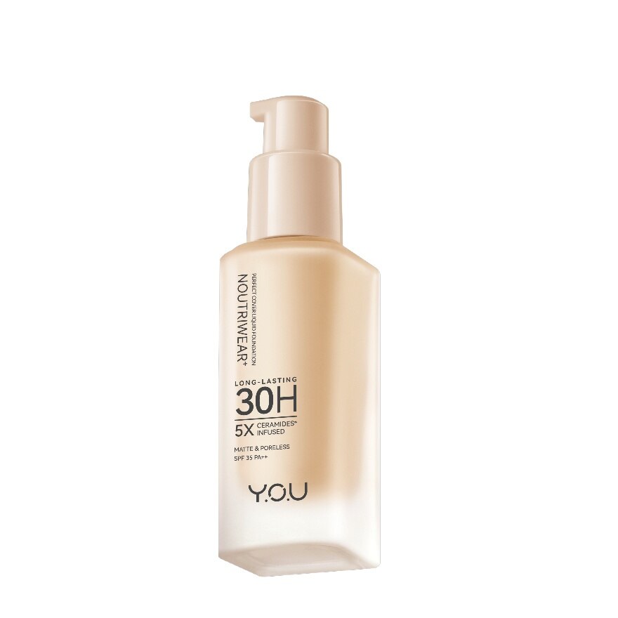 Nourtriwear + Perfect Cover Velvet Liquid Foundation W805 Yellow Beige