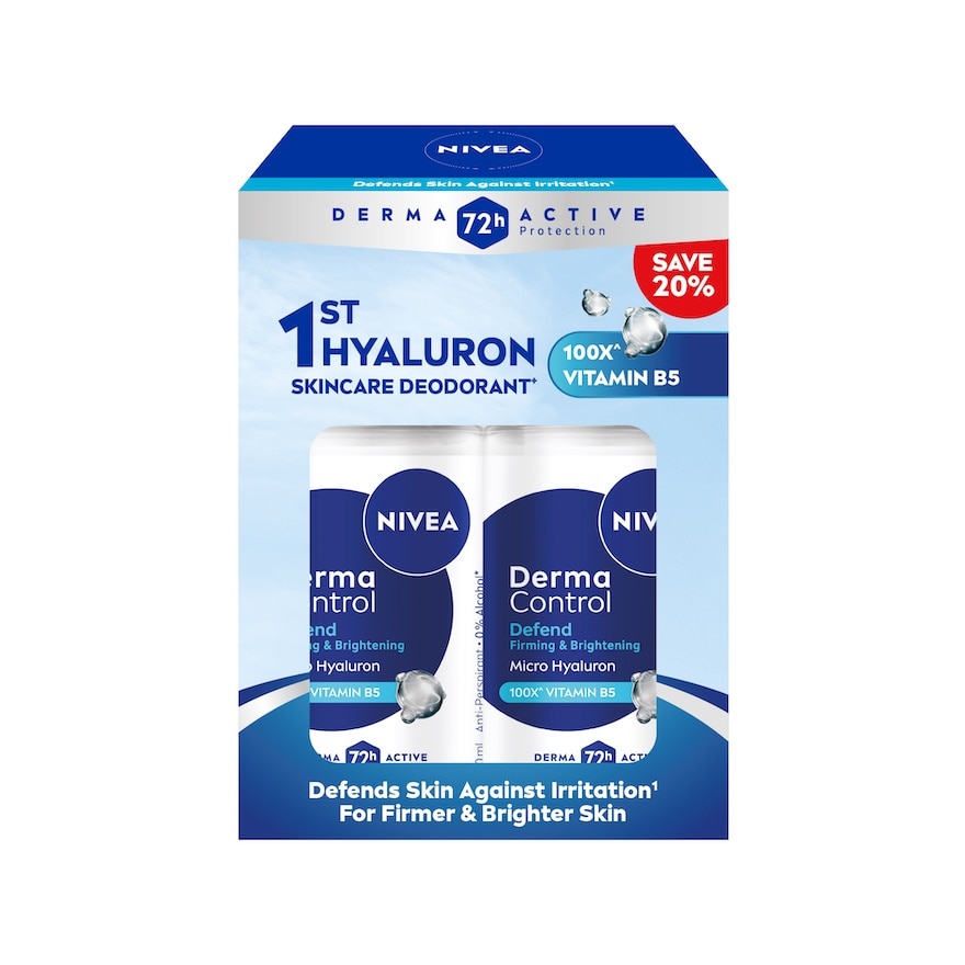 Deodorant Derma Control Defend Roll On 50mlx2