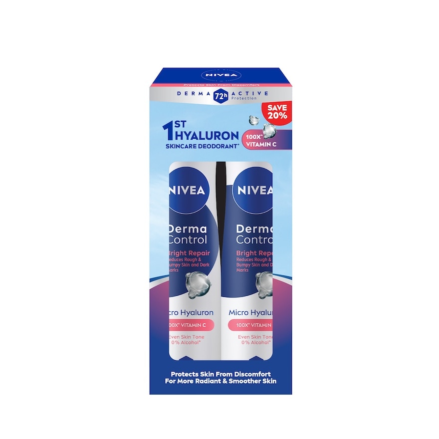 Deodorant Derma Control Bright Repair Spray 150mlx2