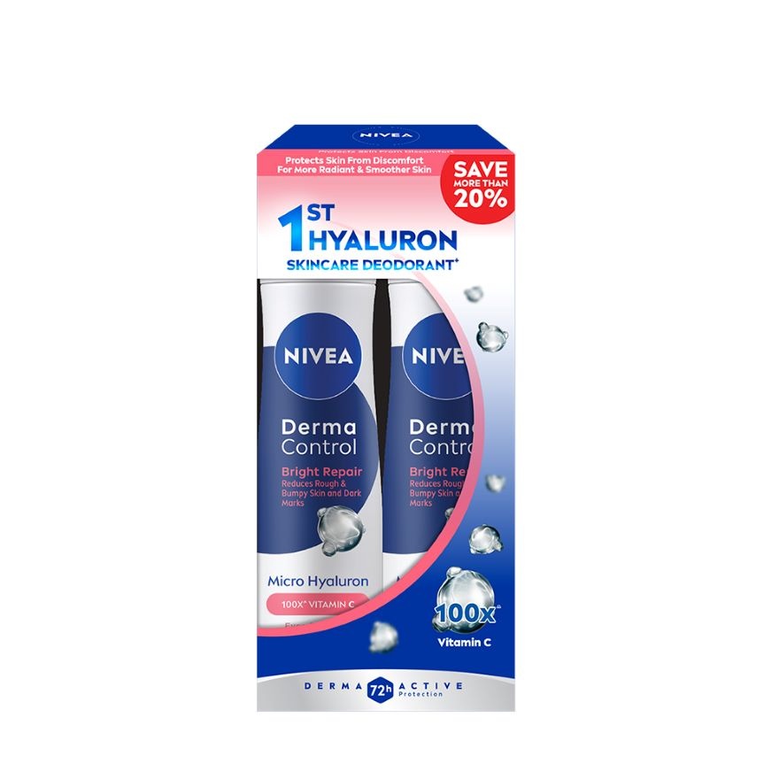 Deodorant Derma Control Bright Repair Spray 150mlx2