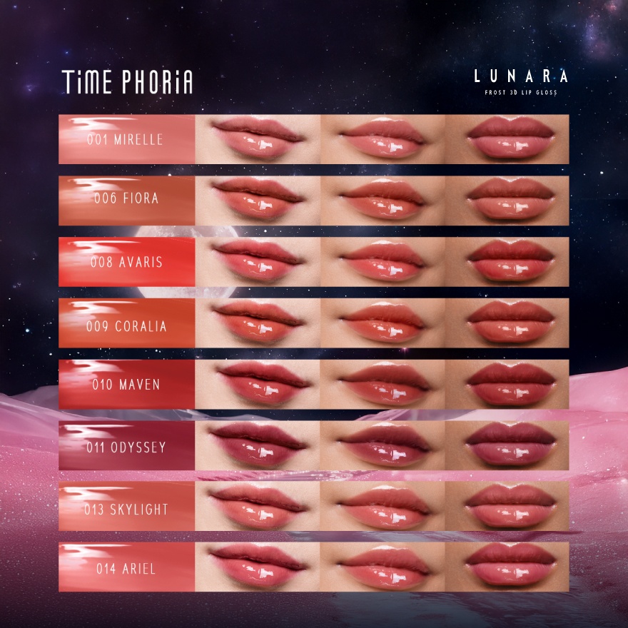 Lunara Frost 3d Lip Gloss 008 Avaris