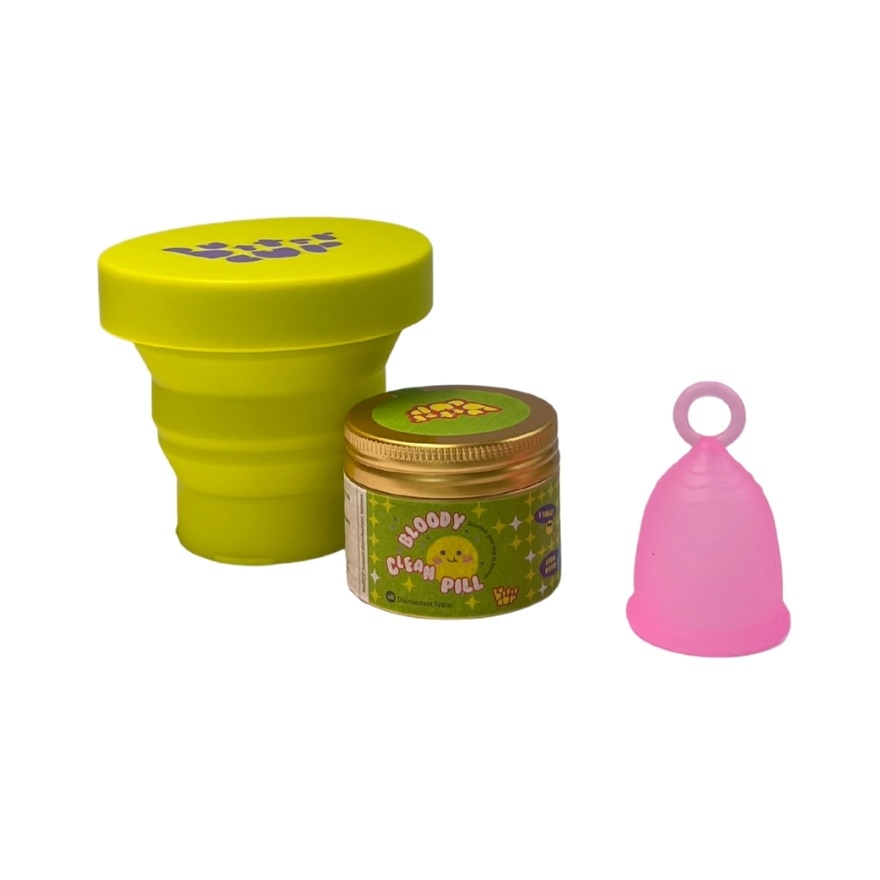 Pink Menstrual Cup Set Size S