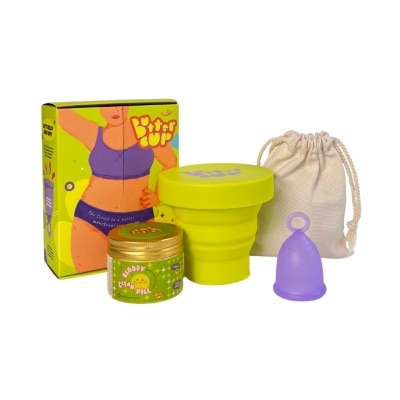 BUTTERCUP CLUB Purple Menstrual Cup Set Size S