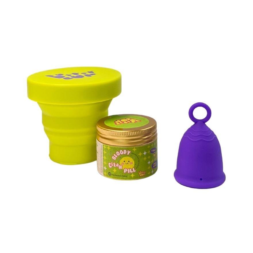 Purple Menstrual Cup Set Size M