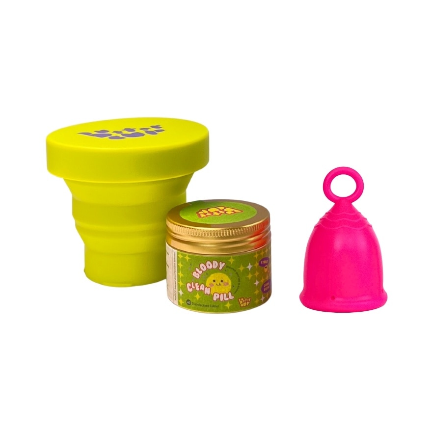 Pink Menstrual Cup Set Size L
