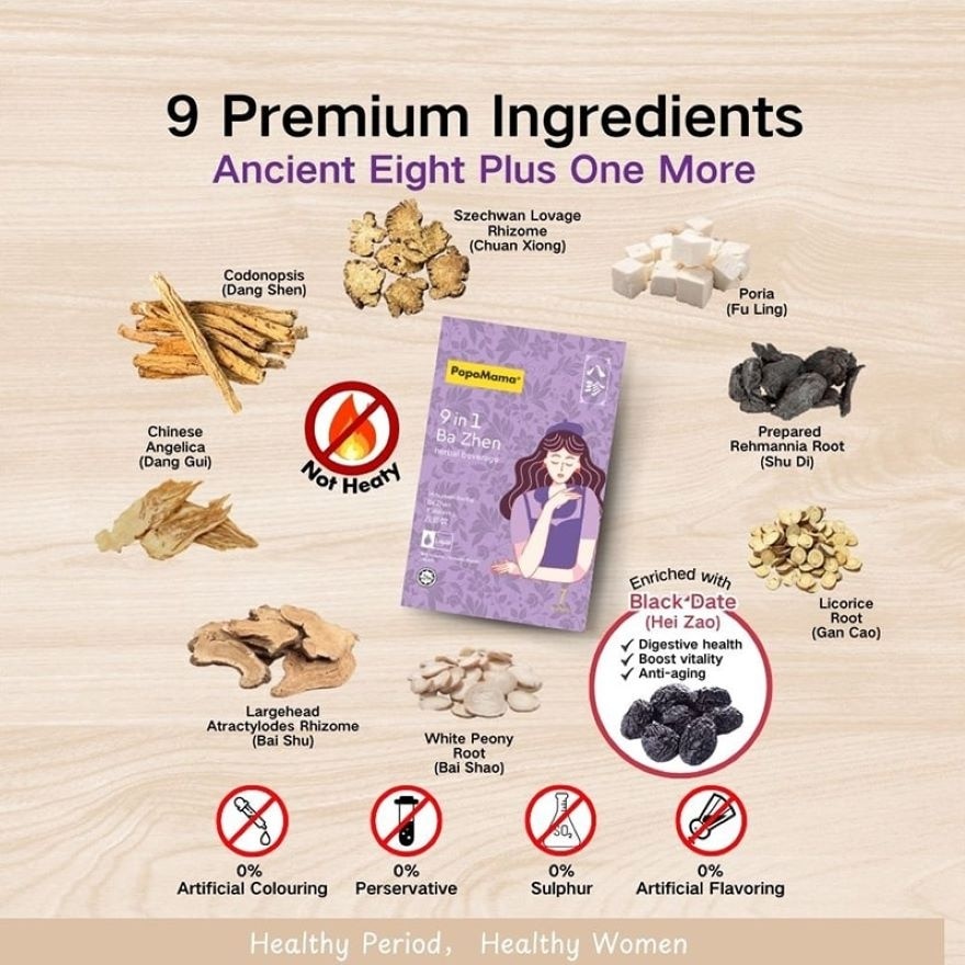 Ba Zhen 9 in 1 Beverage 20mlx7s