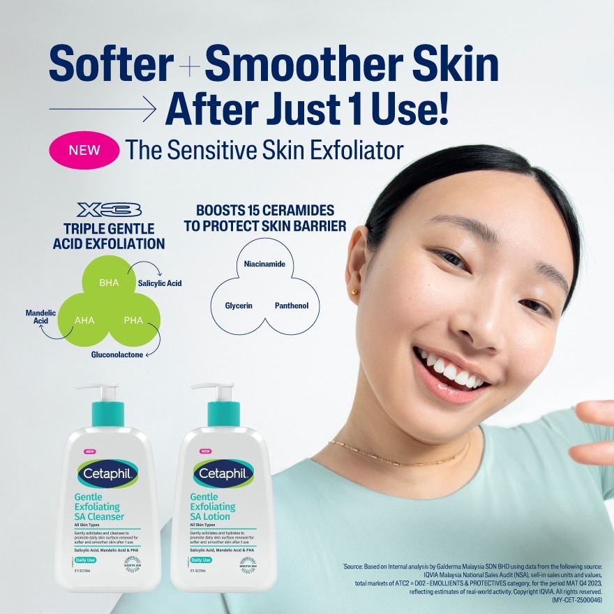 WRP Cetaphil SA Cleanser + Lotion 29ML