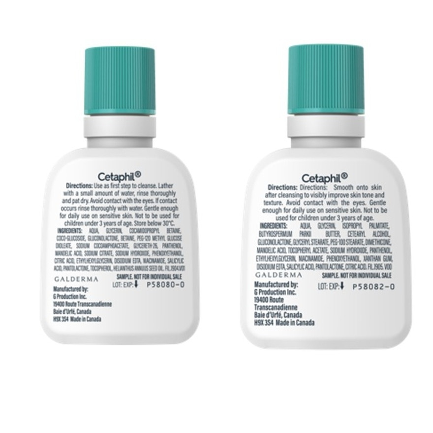 [Not For Sale] WRP Cetaphil SA Cleanser + Lotion 29ML