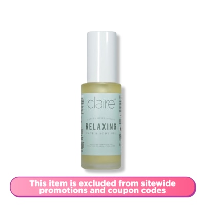 CLAIRE ORGANICS - Relaxing Face Body Oil 50ml