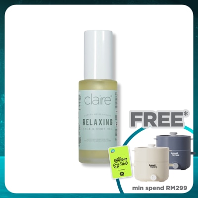 CLAIRE ORGANICS Relaxing Face Body Oil 50ml