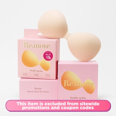 RE'MOVE - Double Up Bra 1 Set Enhanced Volume and Seamless Comfort M-Size 2s