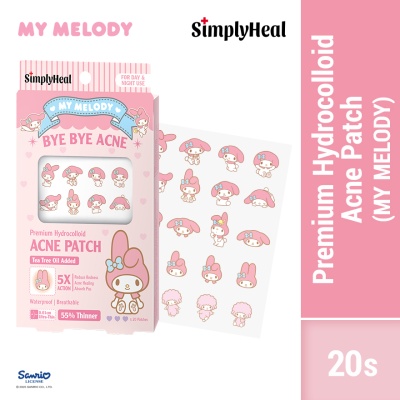 SIMPLYHEAL - My Melody Day & Night Premium Hydrocolloid Acne Patch 20s image