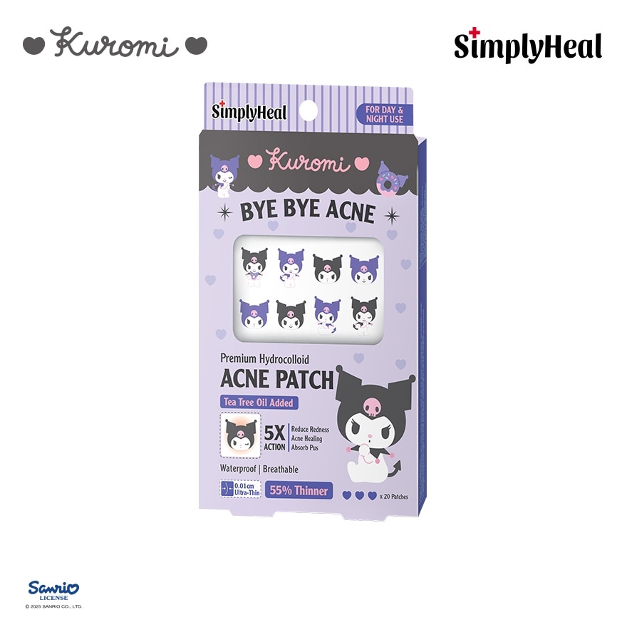 Kuromi Day & Night Premium Hydrocolloid Acne Patch 20s