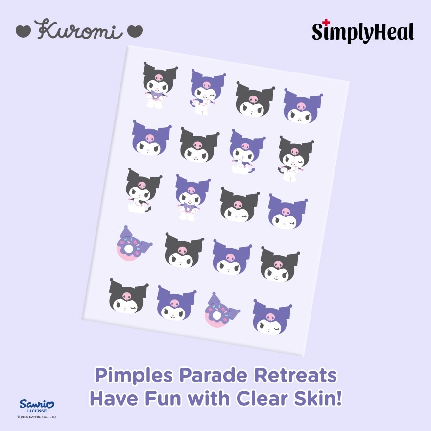 Kuromi Day & Night Premium Hydrocolloid Acne Patch 20s