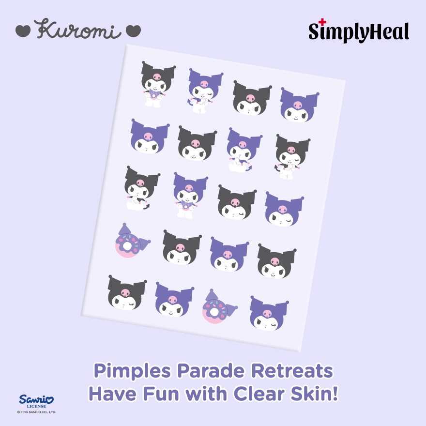 Kuromi Day & Night Premium Hydrocolloid Acne Patch 20s image