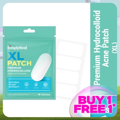 SIMPLYHEAL XL Day & Night Premium Hydrocolloid Acne Patch 4s