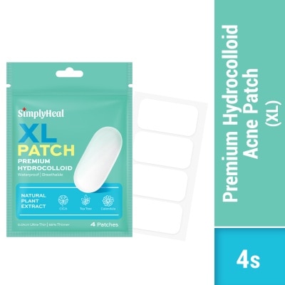 SIMPLYHEAL XL Day & Night Premium Hydrocolloid Acne Patch 4s