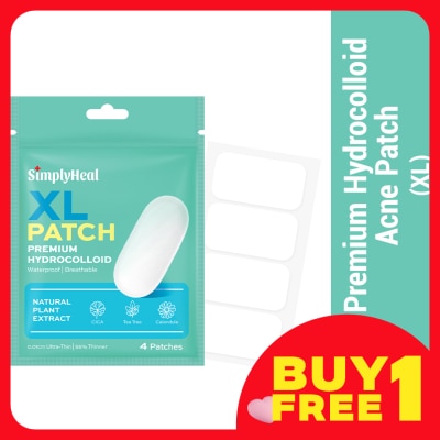 SIMPLYHEAL XL Day & Night Premium Hydrocolloid Acne Patch 4s