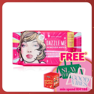 DAZZLE ME Acne Armor Remover Wipes