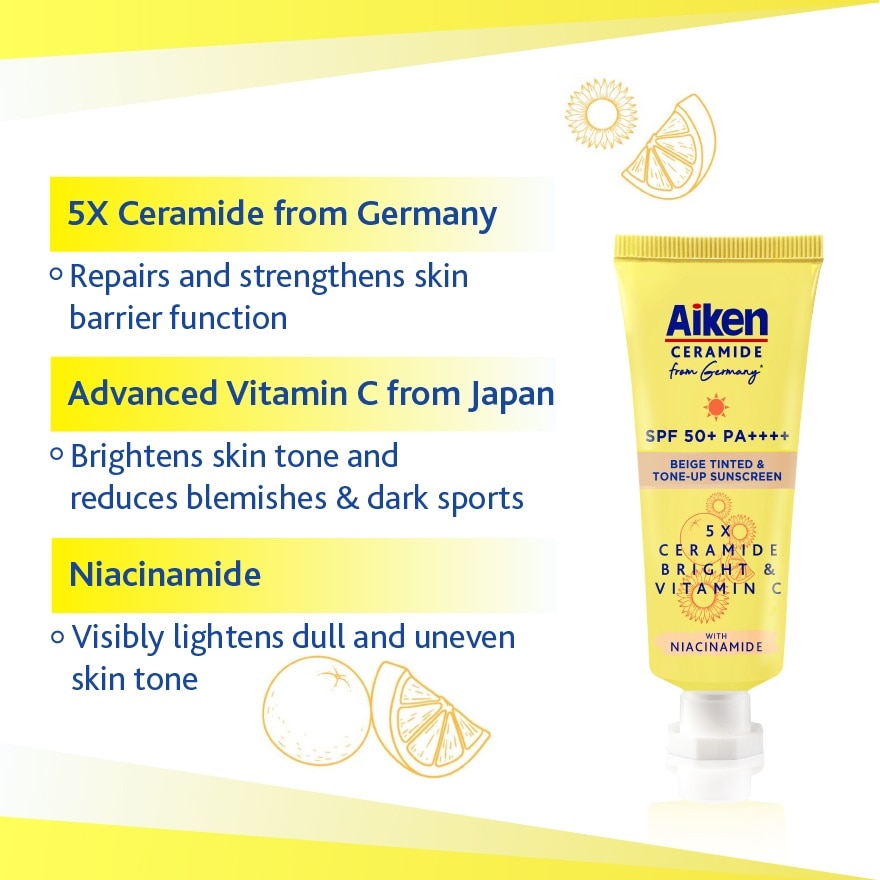 Ceramide Bright Tinted Sunscreen 25g