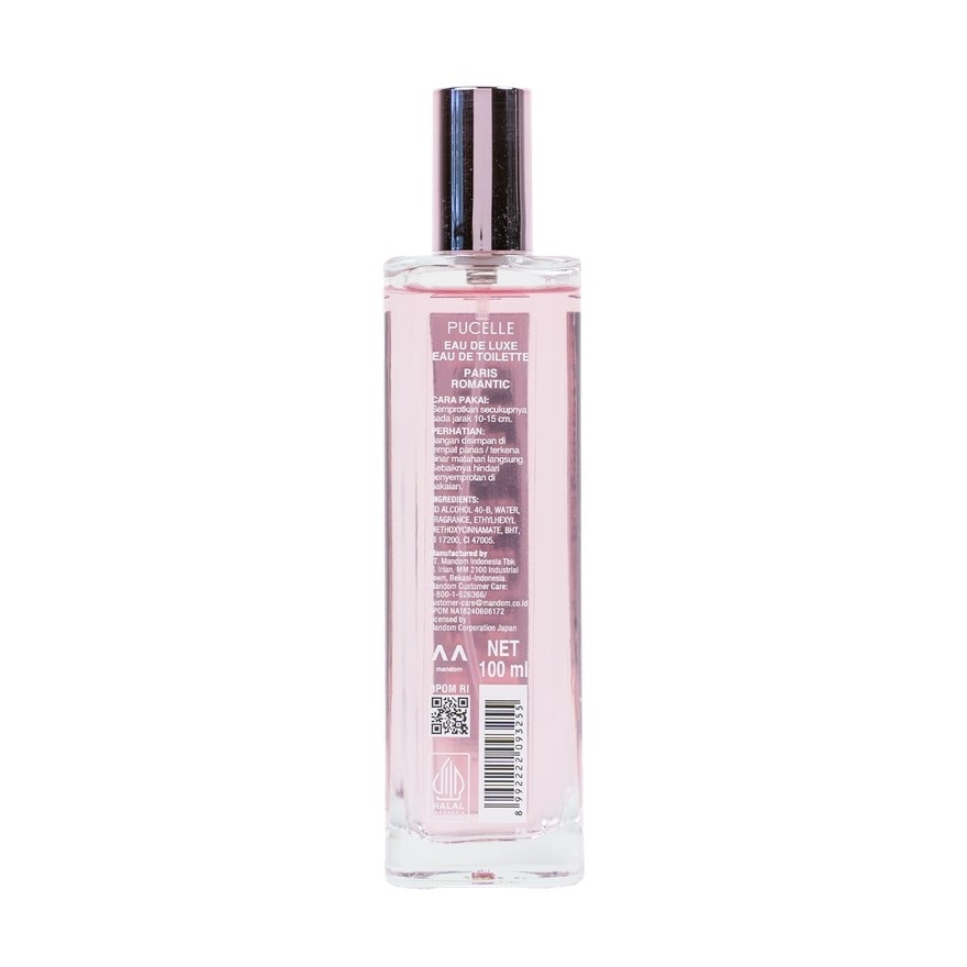 Eau De Luxe Eau De Toilette Parfum Paris Romantic 100ml