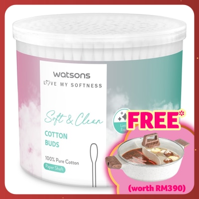 WATSONS Paper Shafts Cotton Buds 300S