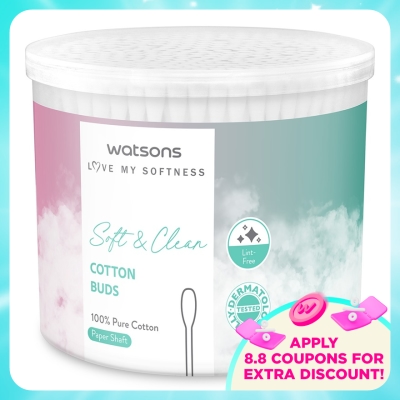 WATSONS - Paper Shafts Cotton Buds 300S