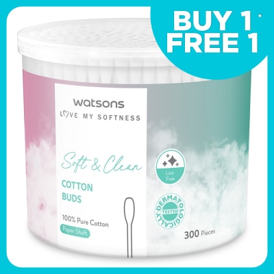 WATSONS Paper Shafts Cotton Buds 300S