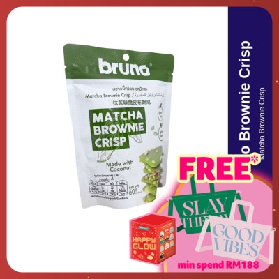 BRUNO Brownie Crisp Matcha Flavour 60g