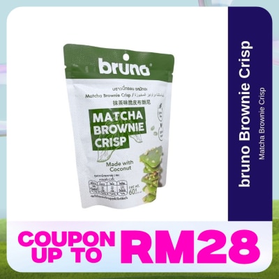 BRUNO Brownie Crisp Matcha Flavour 60g