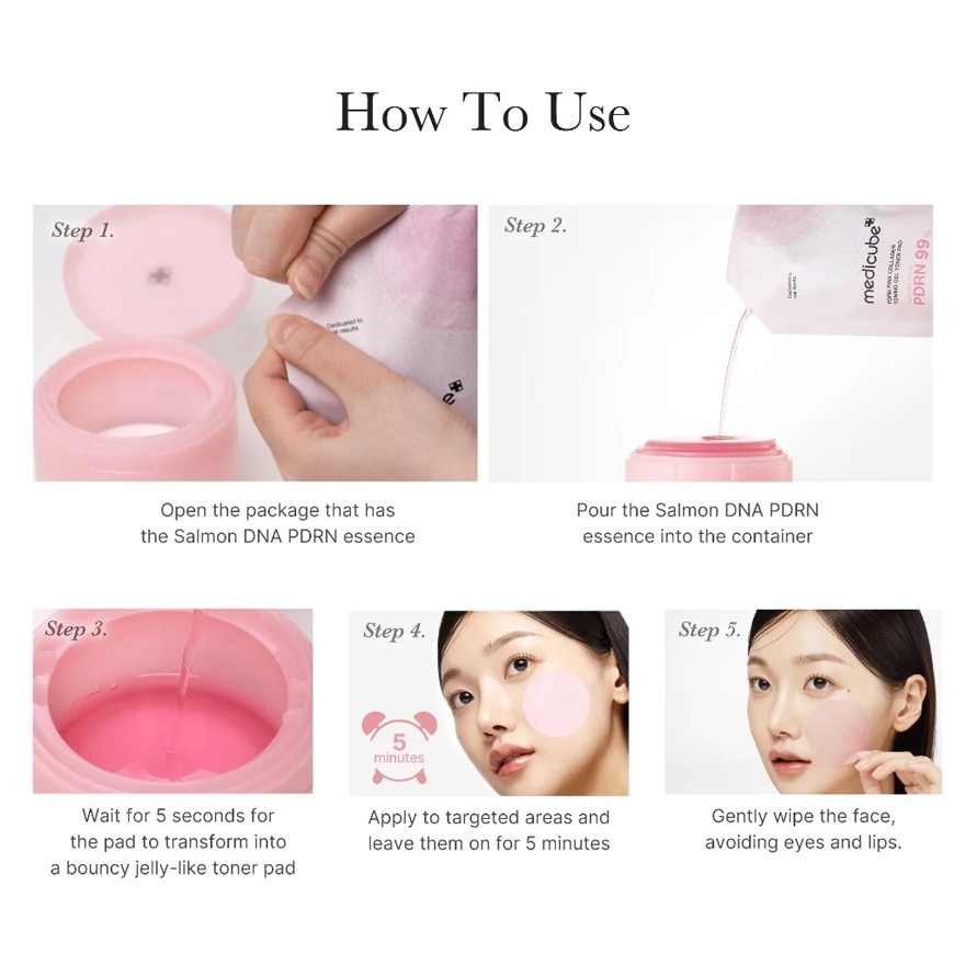 PDRN Toning Gel Toner Pad 70s