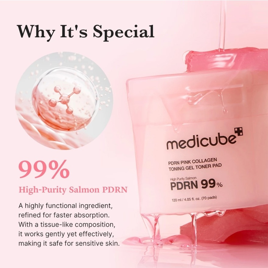 PDRN Toning Gel Toner Pad 70s