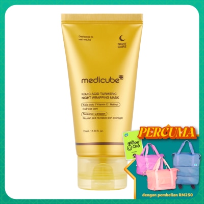 MEDICUBE Kojic Acid Turmeric Night Wrapping Mask 75ml