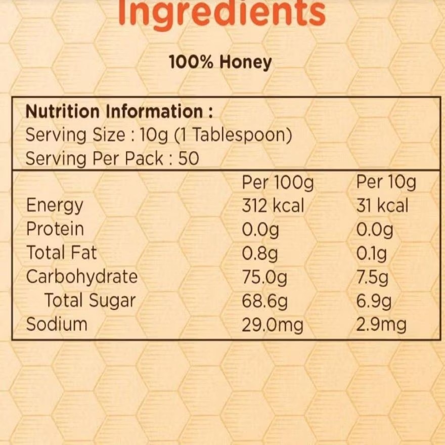 Raw Honey 100 Percent Madu