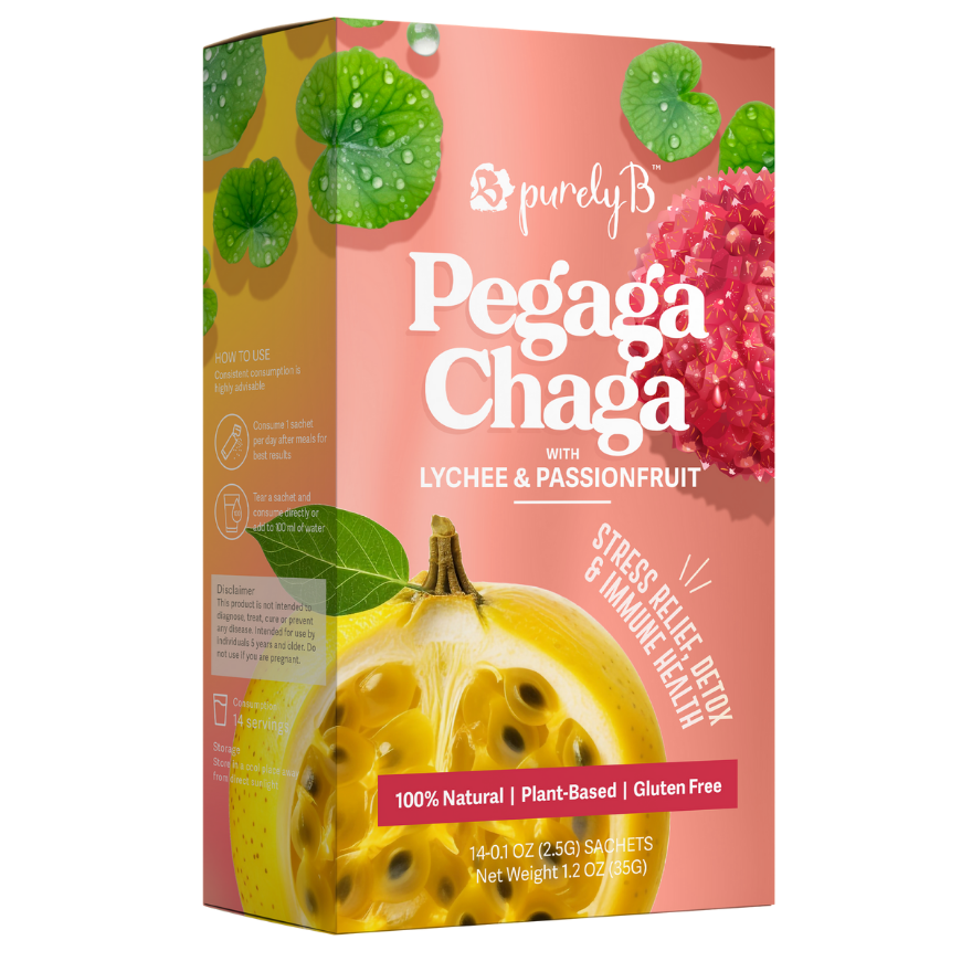 Pegaga Chaga with Lychee & Passionfruit 14s