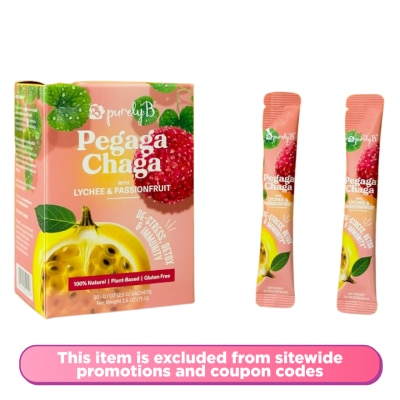 PURELY B - Pegaga Chaga with Lychee & Passionfruit 30s
