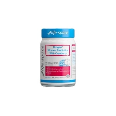LIFE SPACE Urogen Women Probiotics With Cranberry 60s