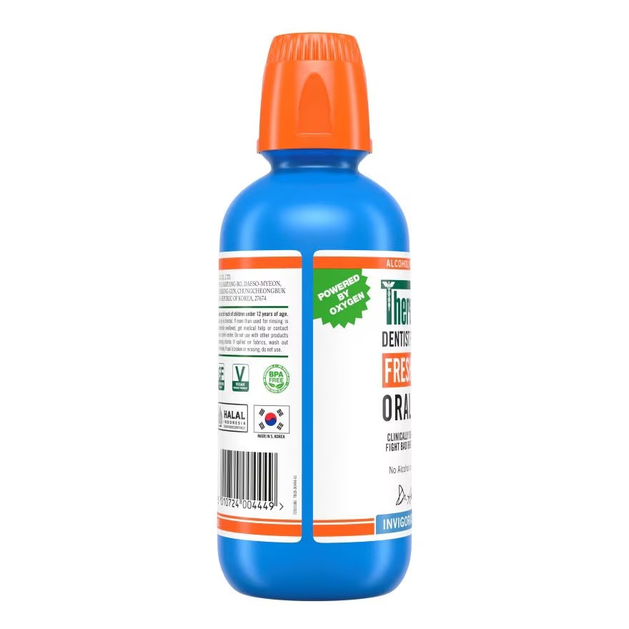 Dentist Formulated Fresh Breath Oral Rinse Invigorating Icy Mint (Alcohol-Free) 473ml