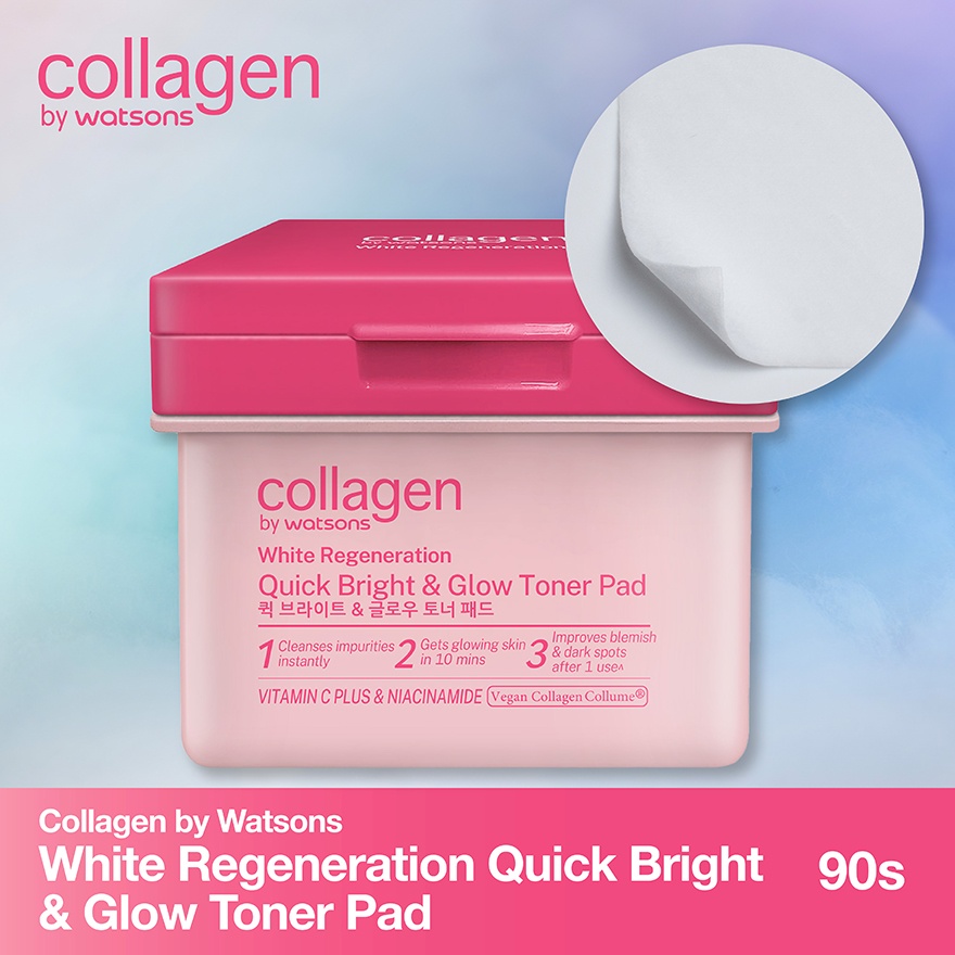 White Regeneration Quick Bright & Glow Toner Pads 90s image