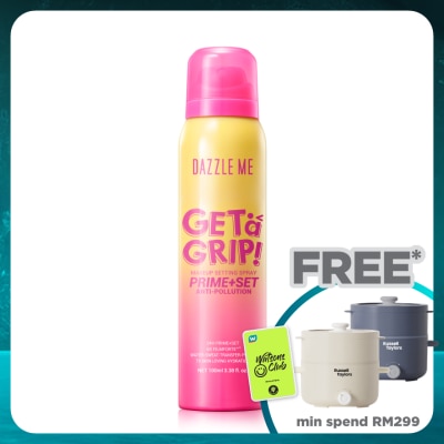 DAZZLE ME DAZZLE ME Get A Grip! Makeup Setting Spray Prime+Set Anti-Pollution 100ml