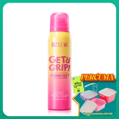 DAZZLE ME - DAZZLE ME Get A Grip! Makeup Setting Spray Prime+Set Anti-Pollution 100ml