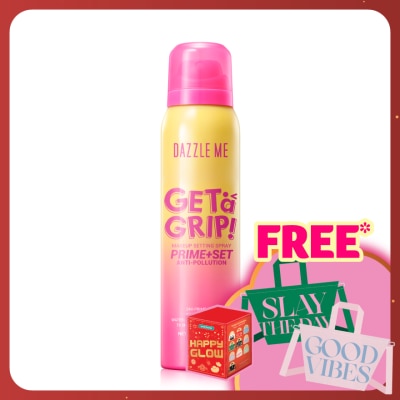 DAZZLE ME DAZZLE ME Get A Grip! Makeup Setting Spray Prime+Set Anti-Pollution 100ml