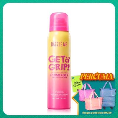 DAZZLE ME DAZZLE ME Get A Grip! Makeup Setting Spray Prime+Set Anti-Pollution 100ml